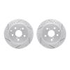2002-76047 Geoperformance Drilled/Slotted Brake Rotors, 2006-2018 Lexus/Toyota/Scion, Position: Rear - image 1