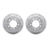 2002-76048 Geoperformance Drilled/Slotted Brake Rotors, 1998-2007 Lexus/Toyota/Scion, Position: Rear - image 1