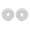 2002-76053 Geoperformance Drilled/Slotted Brake Rotors, 2000-2010 Multiple Makes/Models, Position: Rear - image 1