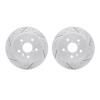 2002-76058 Geoperformance Drilled/Slotted Brake Rotors, Fits Select Lexus/Toyota/Scion, Position: Rear - image 1