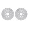 2002-76064 Geoperformance Drilled/Slotted Brake Rotors, 2000-2005 Lexus/Toyota/Scion, Position: Rear - image 1