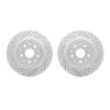 2002-76067 Geoperformance Drilled/Slotted Brake Rotors, 1993-1998 Lexus/Toyota/Scion, Position: Rear - image 1