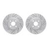 2002-80001 Geoperformance Drilled/Slotted Brake Rotors, Fits Select Multiple Makes/Models, Position: Front - image 1