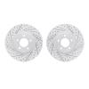 2002-80006 Geoperformance Drilled/Slotted Brake Rotors, 2007-2013 Ford/Lincoln/Mercury/Mazda, Position: Front - image 1