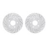 2002-80007 Geoperformance Drilled/Slotted Brake Rotors, Fits Select Ford/Lincoln/Mercury/Mazda, Position: Front - image 1
