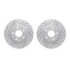 2002-80014 Geoperformance Drilled/Slotted Brake Rotors, 2016-2019 Ford/Lincoln/Mercury/Mazda, Position: Front - image 1