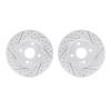 2002-80021 Geoperformance Drilled/Slotted Brake Rotors, 1994-2002 Ford/Lincoln/Mercury/Mazda, Position: Front - image 1