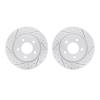 2002-80031 Geoperformance Drilled/Slotted Brake Rotors, 2004-2013 Ford/Lincoln/Mercury/Mazda, Position: Rear - image 1
