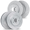 2004-03067 Geoperformance Drilled/Slotted Brake Rotors, 2017-2019 Kia/Hyundai/Genesis, Position: Front and Rear - image 1