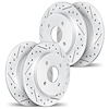 2004-08000 Geoperformance Drilled/Slotted Brake Rotors, 1979-1982 Lancia, Position: Front and Rear