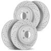 2004-27004 Geoperformance Drilled/Slotted Brake Rotors, 1983-1984 Volvo, Position: Front and Rear - image 1