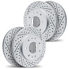 2004-54086 Geoperformance Drilled/Slotted Brake Rotors, 2004-2008 Ford/Lincoln/Mercury/Mazda, Position: Front and Rear - image 1