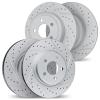 2004-54132 Geoperformance Drilled/Slotted Brake Rotors, 2009-2010 Ford/Lincoln/Mercury/Mazda, Position: Front and Rear - image 1