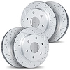 2004-67038 Geoperformance Drilled/Slotted Brake Rotors, Fits Select Multiple Makes/Models, Position: Front and Rear - image 1