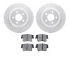 2202-39010 Geoperformance Drilled/Slotted Rotors w/Heavy-Duty Pads Kit, Fits Select Mopar, Position: Rear - image 1