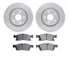 2202-42004 Geoperformance Drilled/Slotted Rotors w/Heavy-Duty Pads Kit, Fits Select Mopar, Position: Front - image 1
