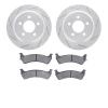 2202-42032 Geoperformance Drilled/Slotted Rotors w/Heavy-Duty Pads Kit, 1993-1994 Mopar, Position: Rear - image 1