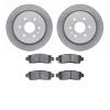 2202-46046 Geoperformance Drilled/Slotted Rotors w/Heavy-Duty Pads Kit, 2013-2019 GM, Position: Rear - image 1