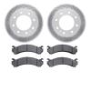 2202-48031 Geoperformance Drilled/Slotted Rotors w/Heavy-Duty Pads Kit, 1999-2020 GM, Position: Front - image 1
