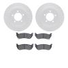 2202-54007 Geoperformance Drilled/Slotted Rotors w/Heavy-Duty Pads Kit, 2006-2010 Ford/Lincoln/Mercury/Mazda, Position: Rear - image 1