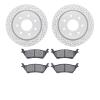 2202-54011 Geoperformance Drilled/Slotted Rotors w/Heavy-Duty Pads Kit, 2012-2014 Ford/Lincoln/Mercury/Mazda, Position: Rear - image 1