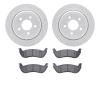 2202-56001 Geoperformance Drilled/Slotted Rotors w/Heavy-Duty Pads Kit, 2003-2011 Ford/Lincoln/Mercury/Mazda, Position: Rear - image 1