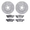 2202-63002 Geoperformance Drilled/Slotted Rotors w/Heavy-Duty Pads Kit, 2013-2019 Mercedes-Benz, Position: Front - image 1