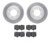 2202-76003 Geoperformance Drilled/Slotted Rotors w/Heavy-Duty Pads Kit, 2003-2009 Lexus/Toyota/Scion, Position: Front - image 1