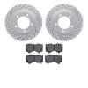 2202-76005 Geoperformance Drilled/Slotted Rotors w/Heavy-Duty Pads Kit, Fits Select Lexus/Toyota/Scion, Position: Front - image 1