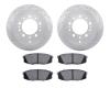 2202-76006 Geoperformance Drilled/Slotted Rotors w/Heavy-Duty Pads Kit, Fits Select Lexus/Toyota/Scion, Position: Rear - image 1