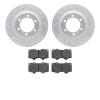 2202-76008 Geoperformance Drilled/Slotted Rotors w/Heavy-Duty Pads Kit, Fits Select Lexus/Toyota/Scion, Position: Front - image 1