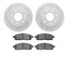2202-99175 Geoperformance Drilled/Slotted Rotors w/Heavy-Duty Pads Kit, 2009-2009 Ford/Lincoln/Mercury/Mazda, Position: Front - image 1