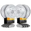 2204-40064 Geoperformance Drilled/Slotted Rotors w/Heavy-Duty Pads Kit, 2003-2003 Mopar, Position: Front and Rear - image 1
