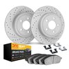 2212-42034 Geoperformance Drilled/Slotted Rotors w/Heavy-Duty Pads Kit & Hardware, 1993-1994 Mopar, Position: Rear - image 2