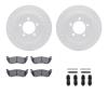 2212-54006 Geoperformance Drilled/Slotted Rotors w/Heavy-Duty Pads Kit & Hardware, 2002-2005 Ford/Lincoln/Mercury/Mazda, Positio - image 1