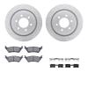 2212-54012 Geoperformance Drilled/Slotted Rotors w/Heavy-Duty Pads Kit & Hardware, 2012-2020 Ford/Lincoln/Mercury/Mazda, Positio - image 1