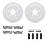 2212-99088 Geoperformance Drilled/Slotted Rotors w/Heavy-Duty Pads Kit & Hardware, 2001-2002 Ford/Lincoln/Mercury/Mazda, Positio - image 1