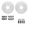2212-99121 Geoperformance Drilled/Slotted Rotors w/Heavy-Duty Pads Kit & Hardware, 1997-2004 Ford/Lincoln/Mercury/Mazda, Positio - image 1