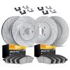 2214-40050 Geoperformance Drilled/Slotted Rotors w/Heavy-Duty Pads Kit & Hardware, 2003-2006 Mopar, Position: Front and Rear - image 1