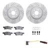 2222-63002 Geoperformance Drilled/Slotted Rotors w/Heavy-Duty Pads/Sensor & Hardware Kit, 2013-2019 Mercedes-Benz, Position: Fro - image 1