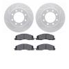 2402-40019 Geoperformance Drilled/Slotted Brake Rotors with Ultimate-Duty Brake Pads Kit, 2009-2018 Mopar, Position: Front - image 1