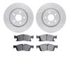 2402-42008 Geoperformance Drilled/Slotted Brake Rotors with Ultimate-Duty Brake Pads Kit, Fits Select Mopar, Position: Front - image 1