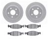 2402-42022 Geoperformance Drilled/Slotted Brake Rotors with Ultimate-Duty Brake Pads Kit, 1999-2002 Mopar, Position: Front - image 1