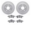 2402-42024 Geoperformance Drilled/Slotted Brake Rotors with Ultimate-Duty Brake Pads Kit, 1999-2004 Mopar, Position: Rear - image 1