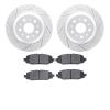 2402-42033 Geoperformance Drilled/Slotted Brake Rotors with Ultimate-Duty Brake Pads Kit, Fits Select Mopar, Position: Rear - image 1