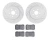 2402-47003 Geoperformance Drilled/Slotted Brake Rotors with Ultimate-Duty Brake Pads Kit, Fits Select GM, Position: Rear - image 1