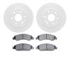 2402-48022 Geoperformance Drilled/Slotted Brake Rotors with Ultimate-Duty Brake Pads Kit, 2005-2008 GM, Position: Front - image 1