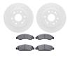 2402-48023 Geoperformance Drilled/Slotted Brake Rotors with Ultimate-Duty Brake Pads Kit, 2005-2020 GM, Position: Front - image 1