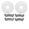 2402-54014 Geoperformance Drilled/Slotted Brake Rotors with Ultimate-Duty Brake Pads Kit, 2001-2002 Ford/Lincoln/Mercury/Mazda,  - image 1