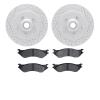 2402-54032 Geoperformance Drilled/Slotted Brake Rotors with Ultimate-Duty Brake Pads Kit, 1999-2004 Ford/Lincoln/Mercury/Mazda,  - image 1